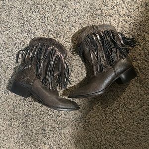 Johnny Ringo fringe cowboy boots